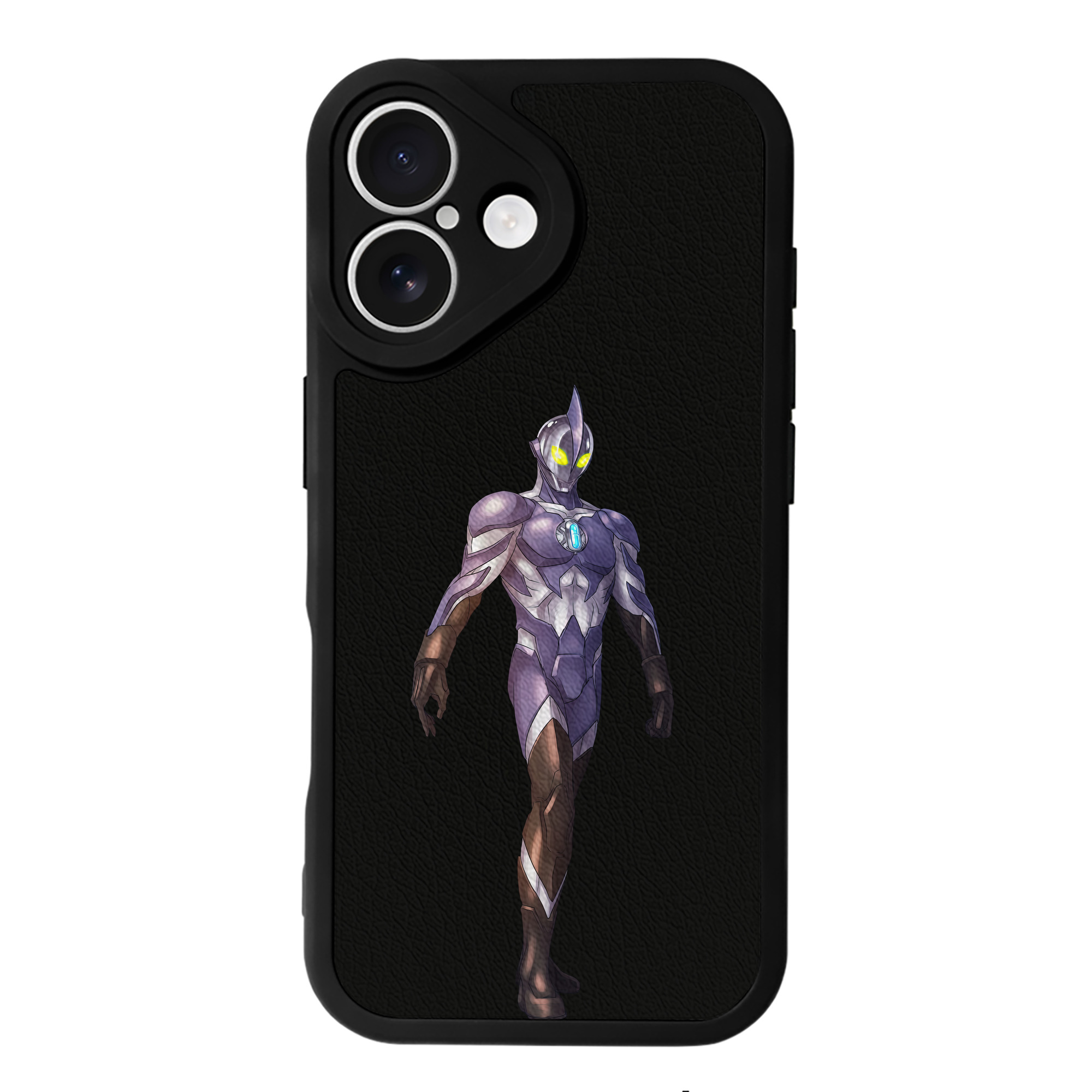 （画像用） ウルトラマン Ultraman 【iPhone 16シリーズ対応】シリコンスマホケース（レザー調） 材質：シリコン